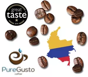 PureGusto Colombian Rio Magdalena Great Taste Award Coffee Beans (small image 2)